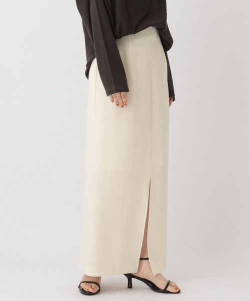 A part by（アパートバイ）の「Ｆスリットイージータイトスカート（スカート・レディース・アイボリー/ブラック/ブラウン・SMALL/MEDIUM）」の7枚目の写真
