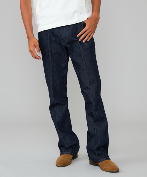 Wrangler(ラングラー)の「Wrangler /ラングラー【US ORIGINAL】77MWZ フレアジーンズ(デニムパンツ・メンズ・インディゴブルー・32/34/30/28)」の3枚目の写真