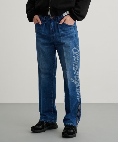 PUBLIC TOKYO × Wrangler】ROPELOGO FLARE ZIPJEAN（デニム