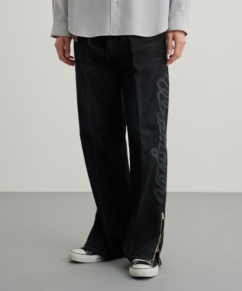 セール】【PUBLIC TOKYO × Wrangler】ROPELOGO FLARE ZIPJEAN（デニム