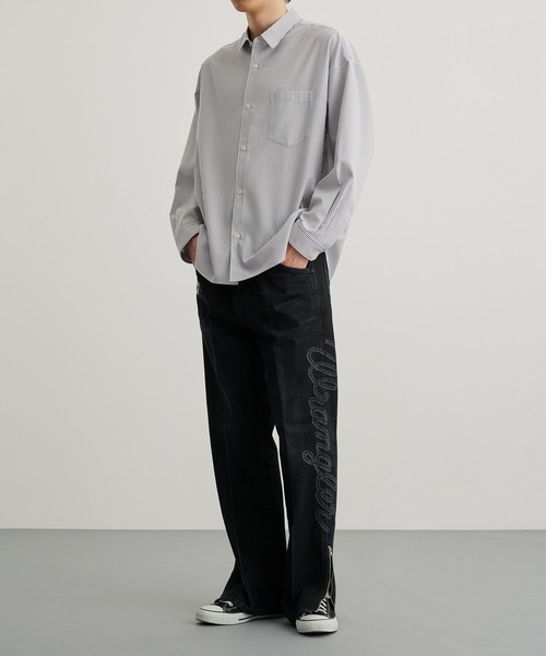 PUBLIC TOKYO × Wrangler】ROPELOGO FLARE ZIPJEAN（デニム