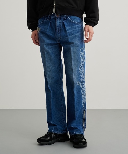PUBLIC TOKYO × Wrangler】ROPELOGO FLARE ZIPJEAN（デニム