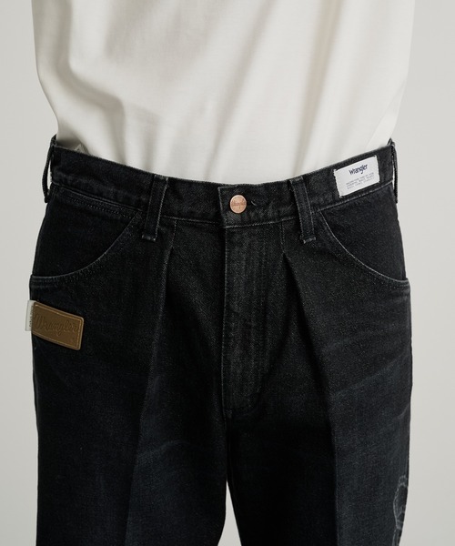 PUBLIC TOKYO(パブリックトウキョウ)の「【PUBLIC TOKYO × Wrangler】ROPELOGO FLARE ZIPJEAN(デニムパンツ・メンズ・ブラック/ダークインディゴブルー・1/2/3)」の11枚目の写真