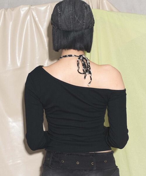 dispark（ディスパーク）の「DISPARK/レオパードキャミドッキングトップス（Tシャツ/カットソー・レディース・ブラック/ホワイト・FREE）」の10枚目の写真