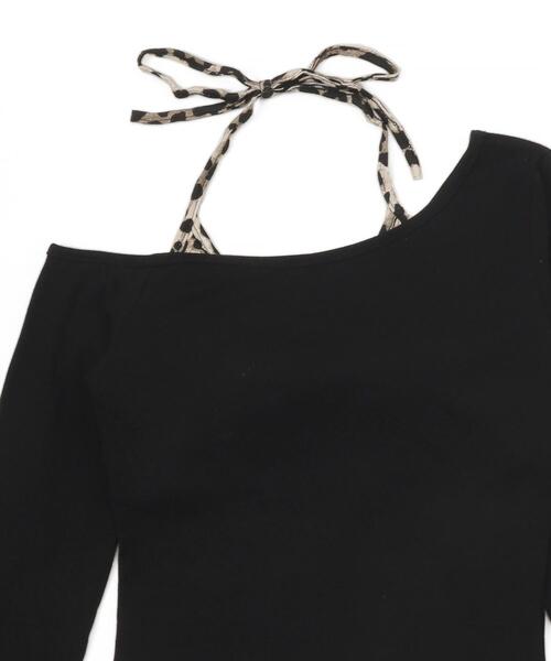 dispark（ディスパーク）の「DISPARK/レオパードキャミドッキングトップス（Tシャツ/カットソー・レディース・ブラック/ホワイト・FREE）」の15枚目の写真