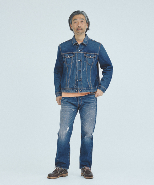 Levi's（リーバイス）の「LEVI’S(R)/リーバイス(R) 別注 501(R) Selvedge Paint Splatters L30（デニムパンツ・メンズ・コバルトブルー・34/33/32/31/30）」の20枚目の写真