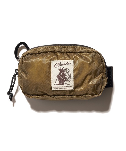 COBMASTER（コブマスター）の「【COBMASTER/コブマスター】CR SQUARE POUCH S/スクエアポーチ/Sサイズ/カラビナ付き（ポーチ・メンズ・ブラック/ホワイト/レンガ/ブラウン/イエロー/ミント/パープル・FREE）」の3枚目の写真