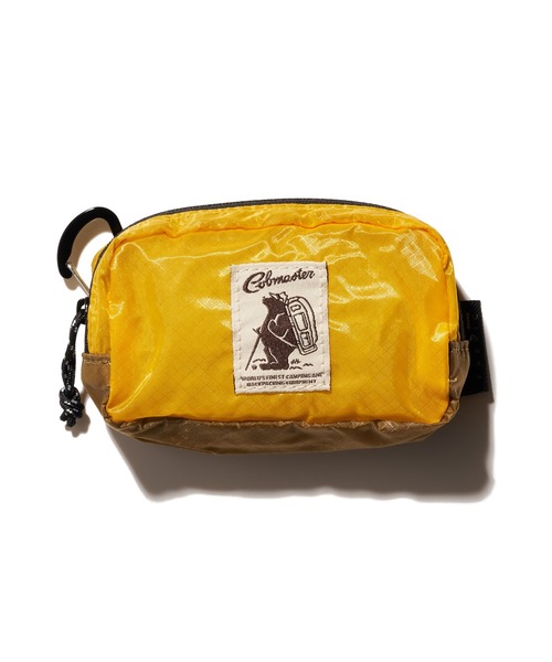COBMASTER（コブマスター）の「【COBMASTER/コブマスター】CR SQUARE POUCH S/スクエアポーチ/Sサイズ/カラビナ付き（ポーチ・メンズ・ブラック/ホワイト/レンガ/ブラウン/イエロー/ミント/パープル・FREE）」の6枚目の写真