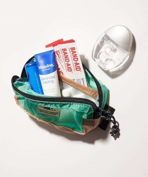 COBMASTER（コブマスター）の「【COBMASTER/コブマスター】CR SQUARE POUCH S/スクエアポーチ/Sサイズ/カラビナ付き（ポーチ・メンズ・ブラック/ホワイト/レンガ/ブラウン/イエロー/ミント/パープル・FREE）」の4枚目の写真