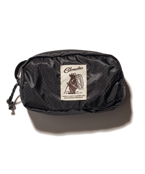 COBMASTER（コブマスター）の「【COBMASTER/コブマスター】CR SQUARE POUCH S/スクエアポーチ/Sサイズ/カラビナ付き（ポーチ・メンズ・ブラック/ホワイト/レンガ/ブラウン/イエロー/ミント/パープル・FREE）」の2枚目の写真