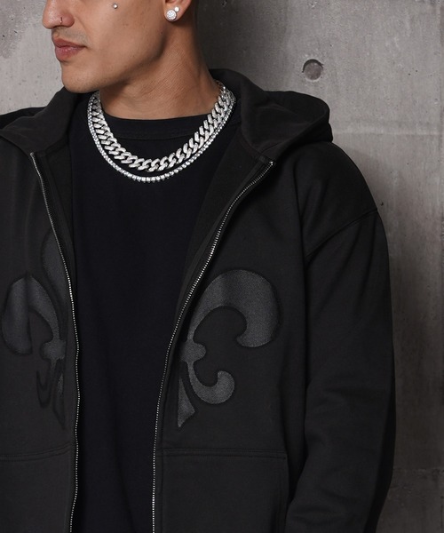 RIPPER】百合 ヘビーウェイト ジップパーカー / Lily Zip Hoodie