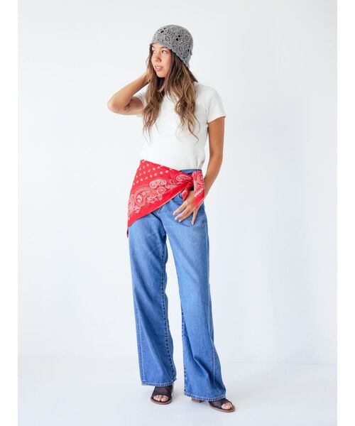 Ungrid(アングリッド)の「かぎ針編みニット帽(ニットキャップ/ビーニー・レディース・ブラック/グレー・FREE)」の6枚目の写真