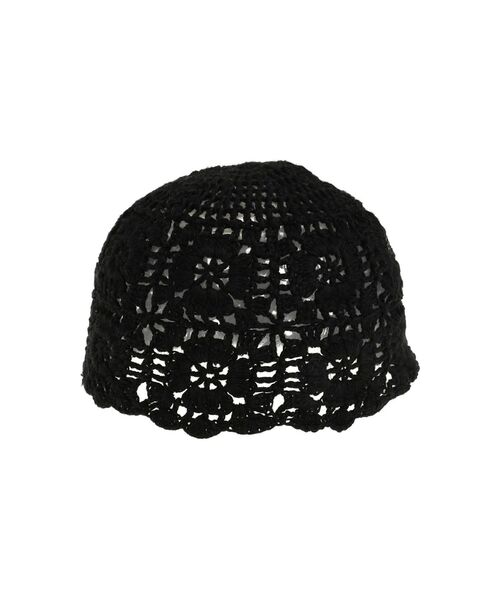 Ungrid(アングリッド)の「かぎ針編みニット帽(ニットキャップ/ビーニー・レディース・ブラック/グレー・FREE)」の18枚目の写真