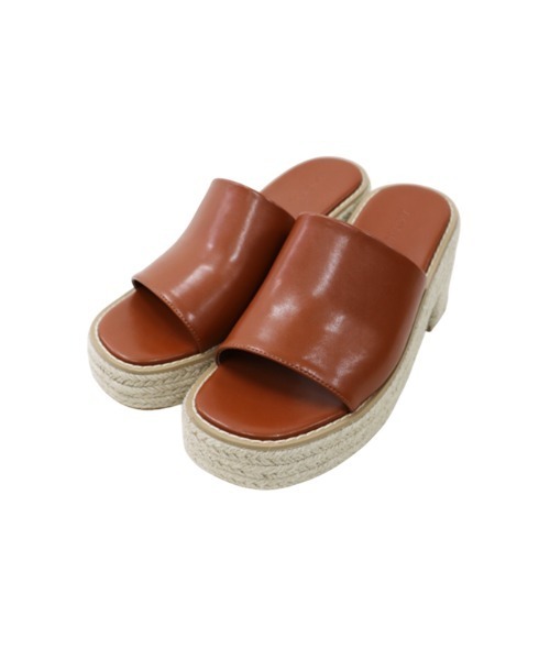 acym Volume heel jute サンダル Volume heel jute サンダル | ACYM ONLINE SHOP