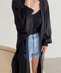 セール】レザーコンビチュニック / Leather Combi Tunic（その他