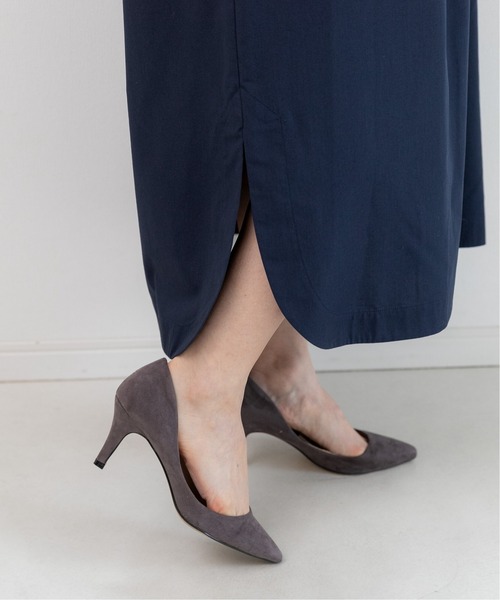 PREFERIR（プレフェリール）の「バンドカラー ピンタック ボリューム袖 ワンピース（シャツワンピース・レディース・ブラック/グリーン/ネイビー・MEDIUM/LARGE）」の12枚目の写真