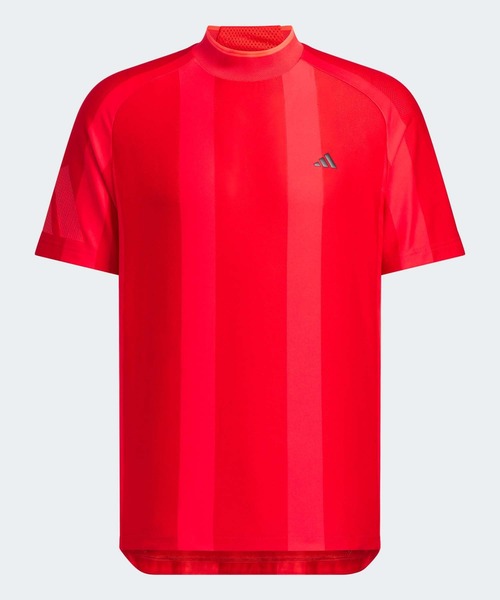 adidas - アディダス adidasゴルフシャツ  半袖モックネックシャツ XLサイズ　新品 adidas アディダス 半袖 モックネックシャツ メンズ ゴルフ