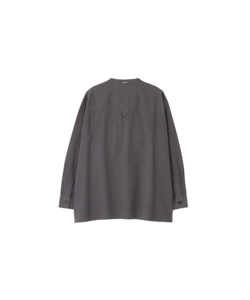 MHL.（エムエイチエル）の「ORGANIC COTTON SHIRTING（シャツ/ブラウス・レディース・グレー系その他/グレー系その他3/ピンク・1/2）」の10枚目の写真