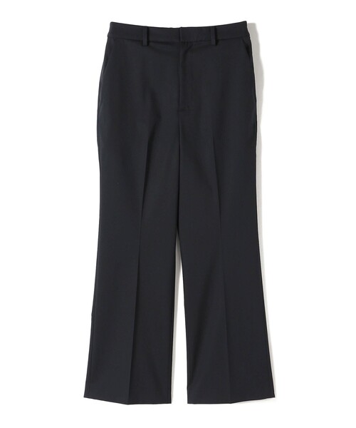 SHIPS(シップス)の「SHIPS Primary Navy Label:センタープレス ストレート ライン パンツ(スラックス・レディース・ネイビー/オリーブ/ブラック・38/40/36)」の3枚目の写真