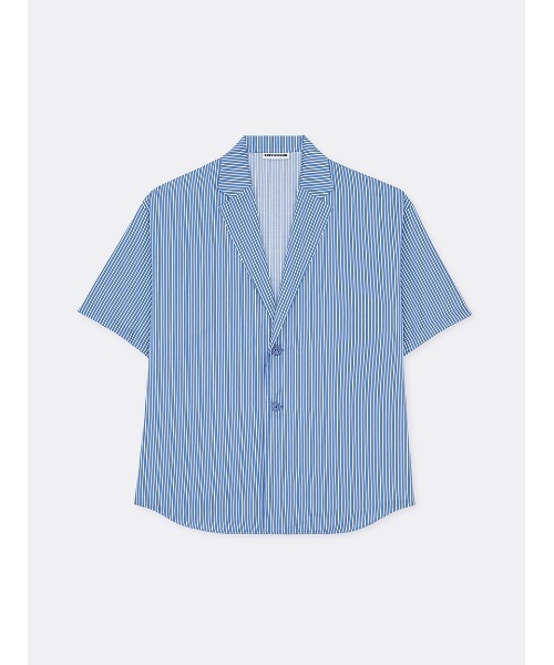 【週末限定価格】SOFTHYPHEN SIGNATURE SHIRT セール】SINGLE BREASTED S/S SHIRT（シャツ/ブラウス