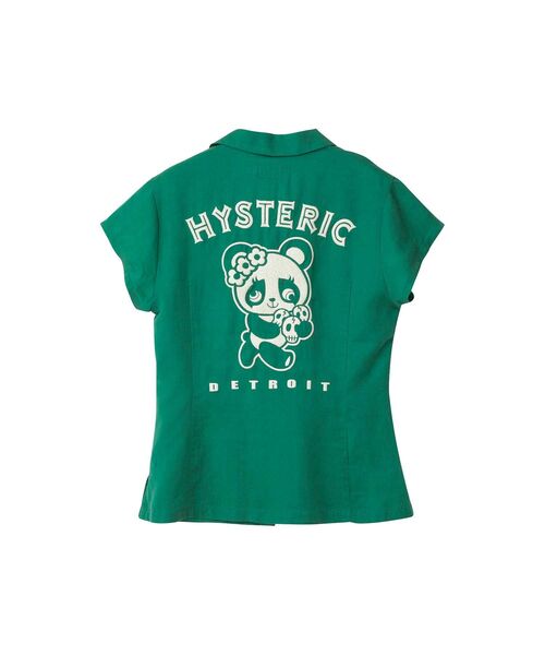 SPOOK SHOW刺繍 ボーリングシャツ（シャツ/ブラウス）｜HYSTERIC 
