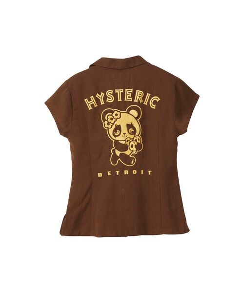 HYSTERIC GLAMOUR(ヒステリックグラマー)の「SPOOK SHOW刺繍 ボーリングシャツ(シャツ/ブラウス・レディース・ブラック/ブラウン/グリーン・SMALL/MEDIUM)」の12枚目の写真