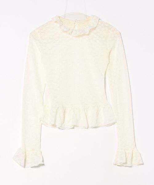 Uenui（ウニュイ）の「hem frill lace tops（その他トップス・レディース・ホワイト・FREE）」の12枚目の写真