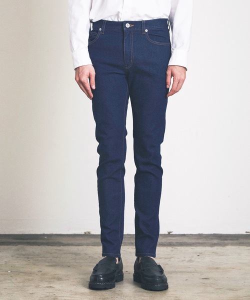 Magine（マージン）の「テーパードスキニーデニムパンツ（デニムパンツ・メンズ・ブラック/ワンウォッシュ・マルチサイズ）」の19枚目の写真