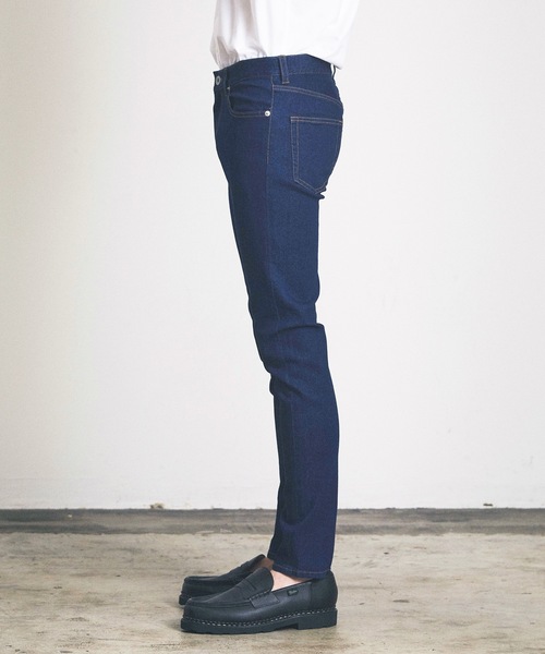 Magine（マージン）の「テーパードスキニーデニムパンツ（デニムパンツ・メンズ・ブラック/ワンウォッシュ・マルチサイズ）」の21枚目の写真