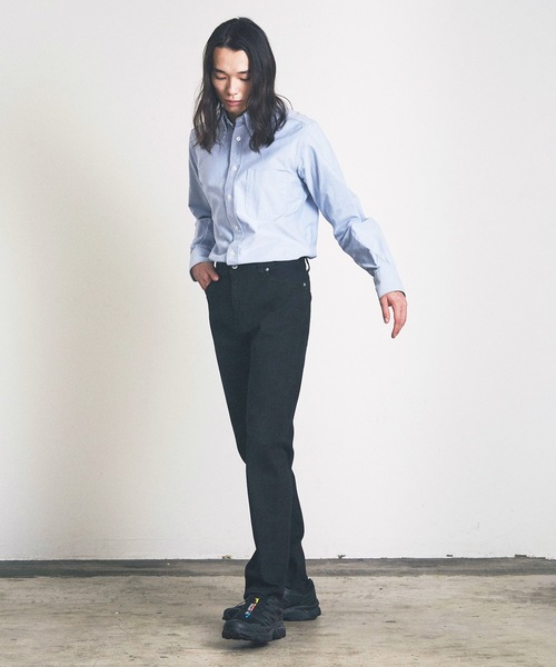 Magine（マージン）の「テーパードスキニーデニムパンツ（デニムパンツ・メンズ・ブラック/ワンウォッシュ・マルチサイズ）」の8枚目の写真