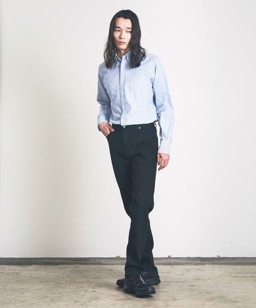 Magine（マージン）の「テーパードスキニーデニムパンツ（デニムパンツ・メンズ・ブラック/ワンウォッシュ・マルチサイズ）」の9枚目の写真