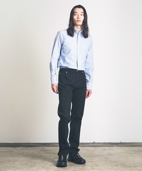 Magine（マージン）の「テーパードスキニーデニムパンツ（デニムパンツ・メンズ・ブラック/ワンウォッシュ・マルチサイズ）」の10枚目の写真