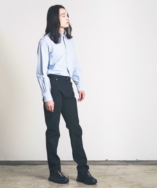 Magine（マージン）の「テーパードスキニーデニムパンツ（デニムパンツ・メンズ・ブラック/ワンウォッシュ・マルチサイズ）」の11枚目の写真