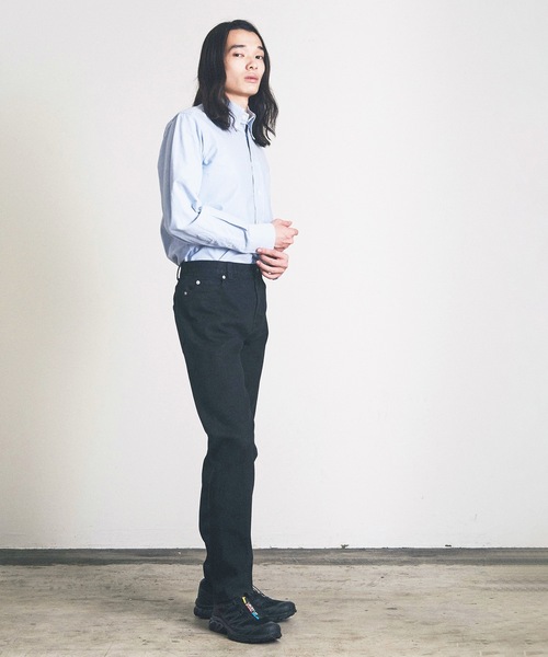 Magine（マージン）の「テーパードスキニーデニムパンツ（デニムパンツ・メンズ・ブラック/ワンウォッシュ・マルチサイズ）」の12枚目の写真