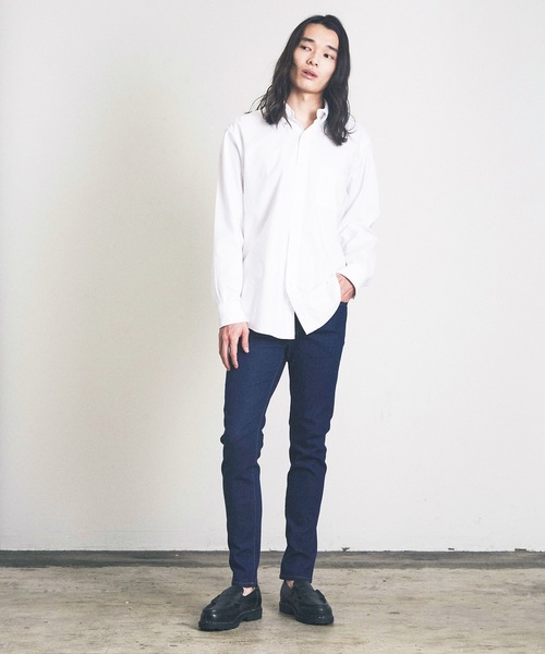 Magine（マージン）の「テーパードスキニーデニムパンツ（デニムパンツ・メンズ・ブラック/ワンウォッシュ・マルチサイズ）」の17枚目の写真