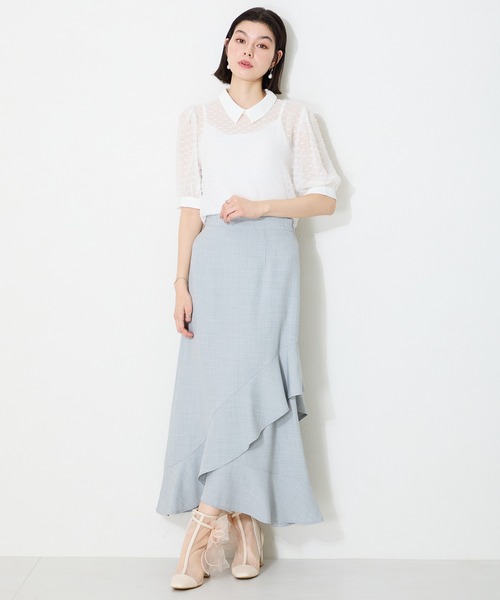 ORiental TRaffic（オリエンタルトラフィック）の「ビッグリボンチュールブーツ/56107（ブーツ・レディース・ベージュ・S/M/L/LL）」の19枚目の写真