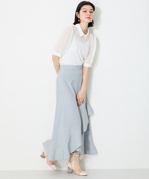 ORiental TRaffic（オリエンタルトラフィック）の「ビッグリボンチュールブーツ/56107（ブーツ・レディース・ベージュ・S/M/L/LL）」の16枚目の写真