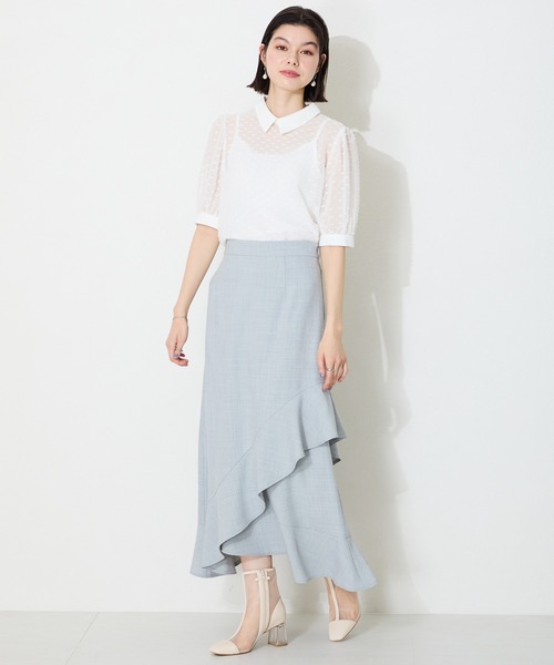 ORiental TRaffic（オリエンタルトラフィック）の「ビッグリボンチュールブーツ/56107（ブーツ・レディース・ベージュ・S/M/L/LL）」の14枚目の写真