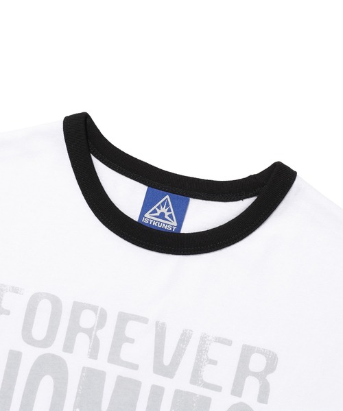ISTKUNST(イストクンスト)の「A'GEM/9 × .kom 『ISTKUNST/イストクンスト』 HOMIES BASIC RINGER TEE/ホーミーズ ベーシック リンガー TEE(Tシャツ/カットソー・レディース・ブルー/ホワイト・S)」の15枚目の写真