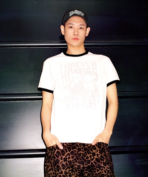 ISTKUNST(イストクンスト)の「A'GEM/9 × .kom 『ISTKUNST/イストクンスト』 HOMIES BASIC RINGER TEE/ホーミーズ ベーシック リンガー TEE(Tシャツ/カットソー・レディース・ブルー/ホワイト・S)」の3枚目の写真