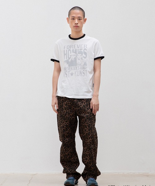 ISTKUNST(イストクンスト)の「A'GEM/9 × .kom 『ISTKUNST/イストクンスト』 HOMIES BASIC RINGER TEE/ホーミーズ ベーシック リンガー TEE(Tシャツ/カットソー・レディース・ブルー/ホワイト・S)」の4枚目の写真