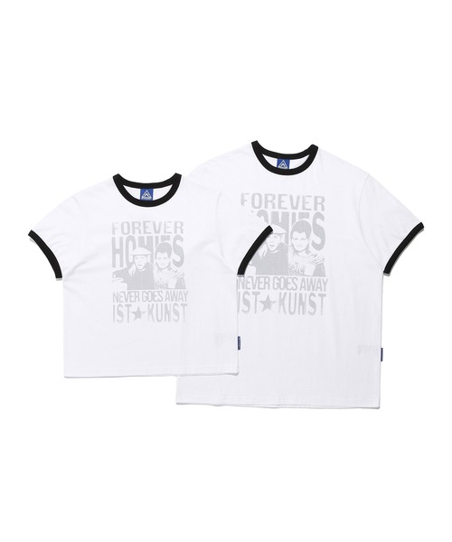 tシャツ A'GEM/9 × .kom 「ISTKUNST/イストクンスト」 HOMIES BASIC RINGER TEE/ホーミーズ ベーシック ISTKUNST tシャツ A'GEM/9 × .kom 「ISTKUNST/イストクンスト