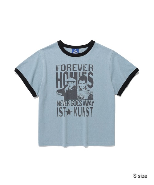 tシャツ A'GEM/9 × .kom 「ISTKUNST/イストクンスト」 HOMIES BASIC RINGER TEE/ホーミーズ ベーシック A'GEM/9 × .kom 『ISTKUNST/イストクンスト』 HOMIES BASIC