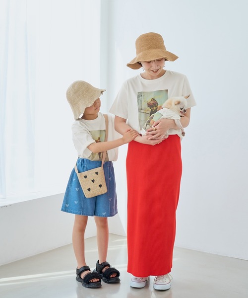 ROPE' PICNIC(ロペピクニック)の「【UVカット・洗濯機OK・接触冷感】RENUアソートフォトTシャツ/リンクコーデ・新色追加(Tシャツ/カットソー・レディース・ブラック/ホワイト/ホワイト系その他2/ホワイト系その他4/ブラック系その他・38)」の20枚目の写真