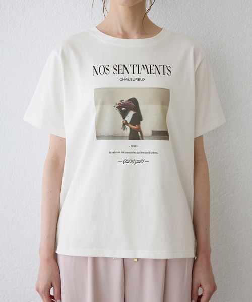 ROPE' PICNIC(ロペピクニック)の「【UVカット・洗濯機OK・接触冷感】RENUアソートフォトTシャツ/リンクコーデ・新色追加(Tシャツ/カットソー・レディース・ブラック/ホワイト/ホワイト系その他2/ホワイト系その他4/ブラック系その他・38)」の18枚目の写真