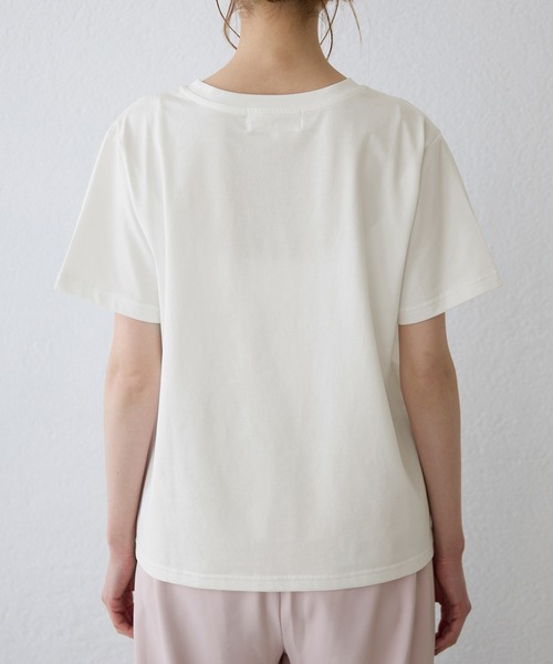 ROPE' PICNIC(ロペピクニック)の「【UVカット・洗濯機OK・接触冷感】RENUアソートフォトTシャツ/リンクコーデ・新色追加(Tシャツ/カットソー・レディース・ブラック/ホワイト/ホワイト系その他2/ホワイト系その他4/ブラック系その他・38)」の16枚目の写真