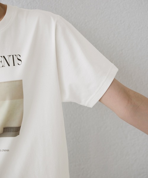 ROPE' PICNIC(ロペピクニック)の「【UVカット・洗濯機OK・接触冷感】RENUアソートフォトTシャツ/リンクコーデ・新色追加(Tシャツ/カットソー・レディース・ブラック/ホワイト/ホワイト系その他2/ホワイト系その他4/ブラック系その他・38)」の14枚目の写真