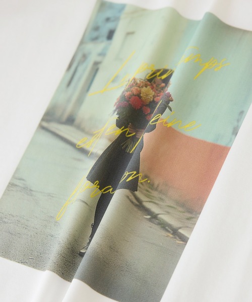 ROPE' PICNIC(ロペピクニック)の「【UVカット・洗濯機OK・接触冷感】RENUアソートフォトTシャツ/リンクコーデ・新色追加(Tシャツ/カットソー・レディース・ブラック/ホワイト/ホワイト系その他2/ホワイト系その他4/ブラック系その他・38)」の9枚目の写真