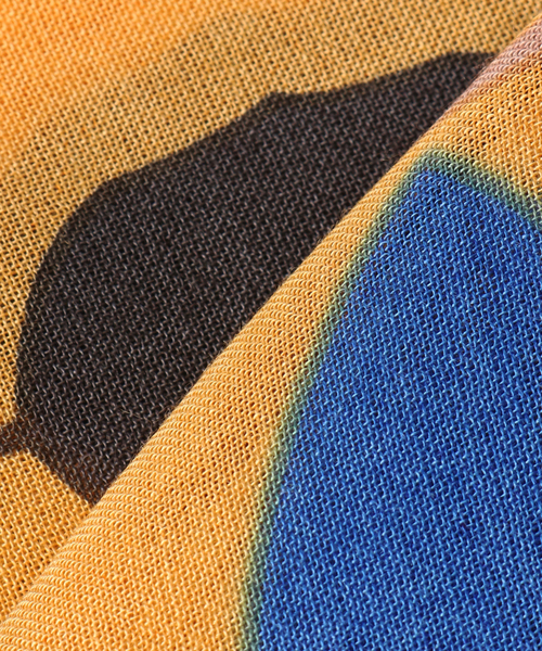 SUBLIME(サブライム)の「【SUBLiME/サブライム】 PATTERN BIG SCARF / パターンビックスカーフ(バンダナ/スカーフ・メンズ・ネイビー/ベージュ/イエロー/ブルー系その他/ブラウン・FREE)」の8枚目の写真