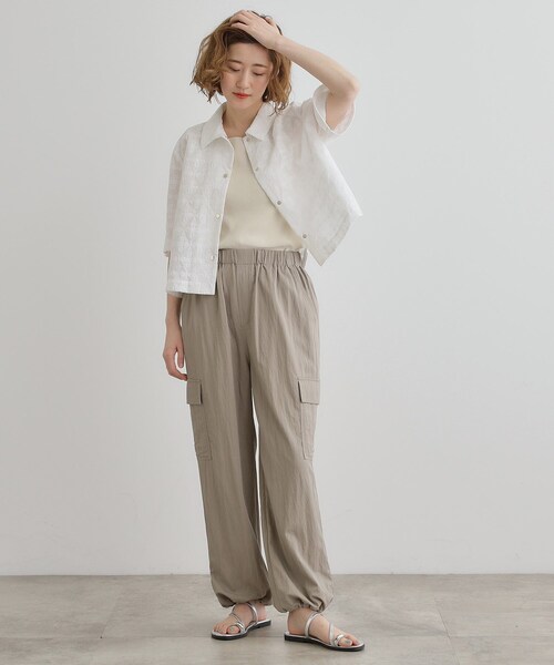 grove(グローブ)の「メタルサムリングフラットサンダル(サンダル・レディース・シルバー/ブラック/アイボリー・M/L)」の5枚目の写真